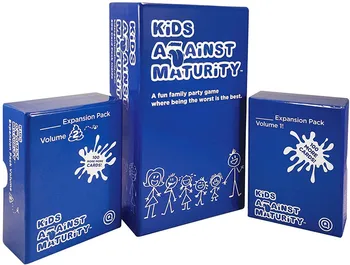 

Kids Against Maturity Extended Card Game for Children and Humanity expand 1 and 2