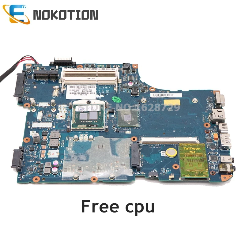 Материнская плата NOKOTION для ноутбука Toshiba Satellite A500 L500 серия K000093520 NSKAA с графическим