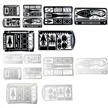 

30% Discounts Hot! Outdoor Multifunctional Stainless Steel Survival Tool Fishing Hook Card for Camping