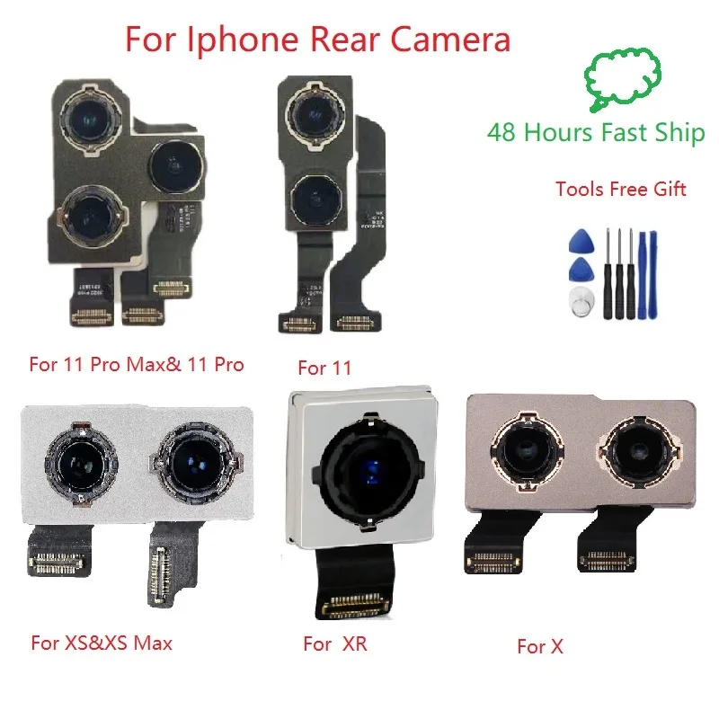 

Запасная часть для Iphone X, задняя камера для двойной задней камеры, совместимая с iPhone X, 5,8 дюйма, автофокус 12 МП