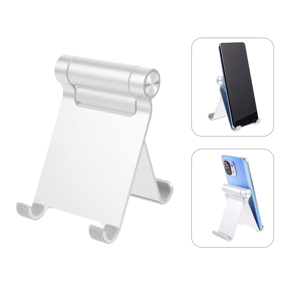 1Pc Portable Tabletop Phone Stand Tablet Supporting Rack Office Phone Bracket