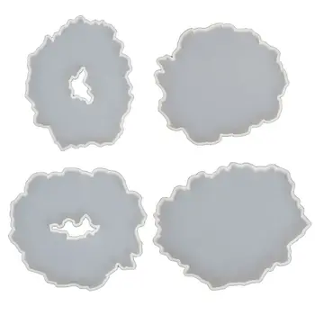 

Large Irregular Wave Round Coaster Mold Silicone Resin Cement Casting Mold Tools R2LE
