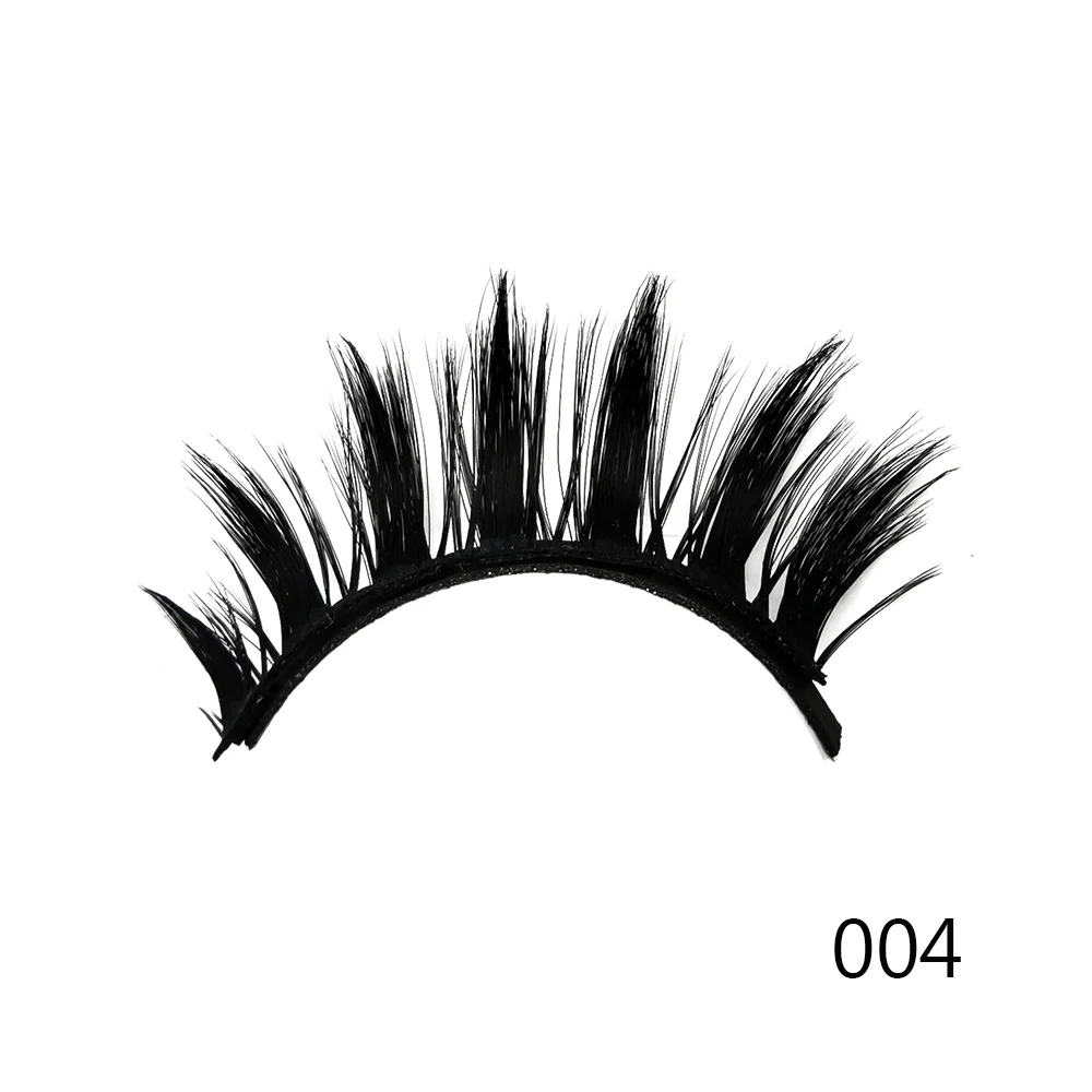 004 Magnetic Eyeliner Eyelashes Kit Magnetic 3D Eyelashes Liquid Eyeliner False Lashes Eyelash Curler Reusable Falses Eyelash - Цвет: 004