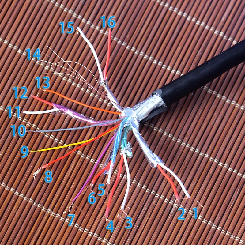 30cm Inside 15Pin Full HD VGA D-Sub RGB Projector Short Video Cable Cord Male to Female for Monitor VGA Cable