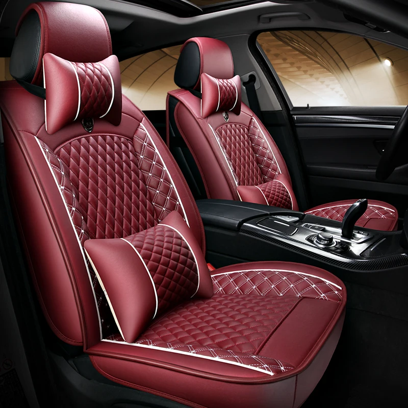 

Full Coverage Eco-leather auto seats covers PU Leather Car Seat Covers for zotye t600 coupa z300 Ravon ravon r2 ravon gentra rav