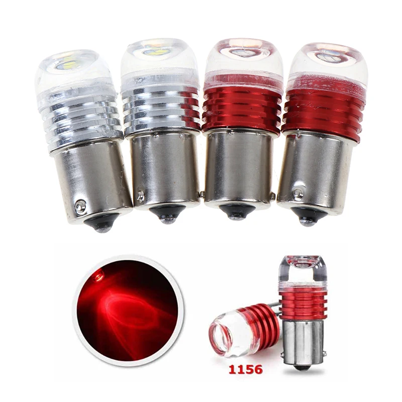 2PC High Quality Red/White Strobe Flash Light Brake Blink Led Tail Car Reverse Bulb Auto Tail Stop Lamp