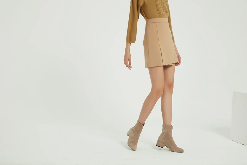 Wixra, Женские Классические мини юбки с высокой талией, хит, стильная короткая юбка трапециевидной формы на молнии, четыре сезона
