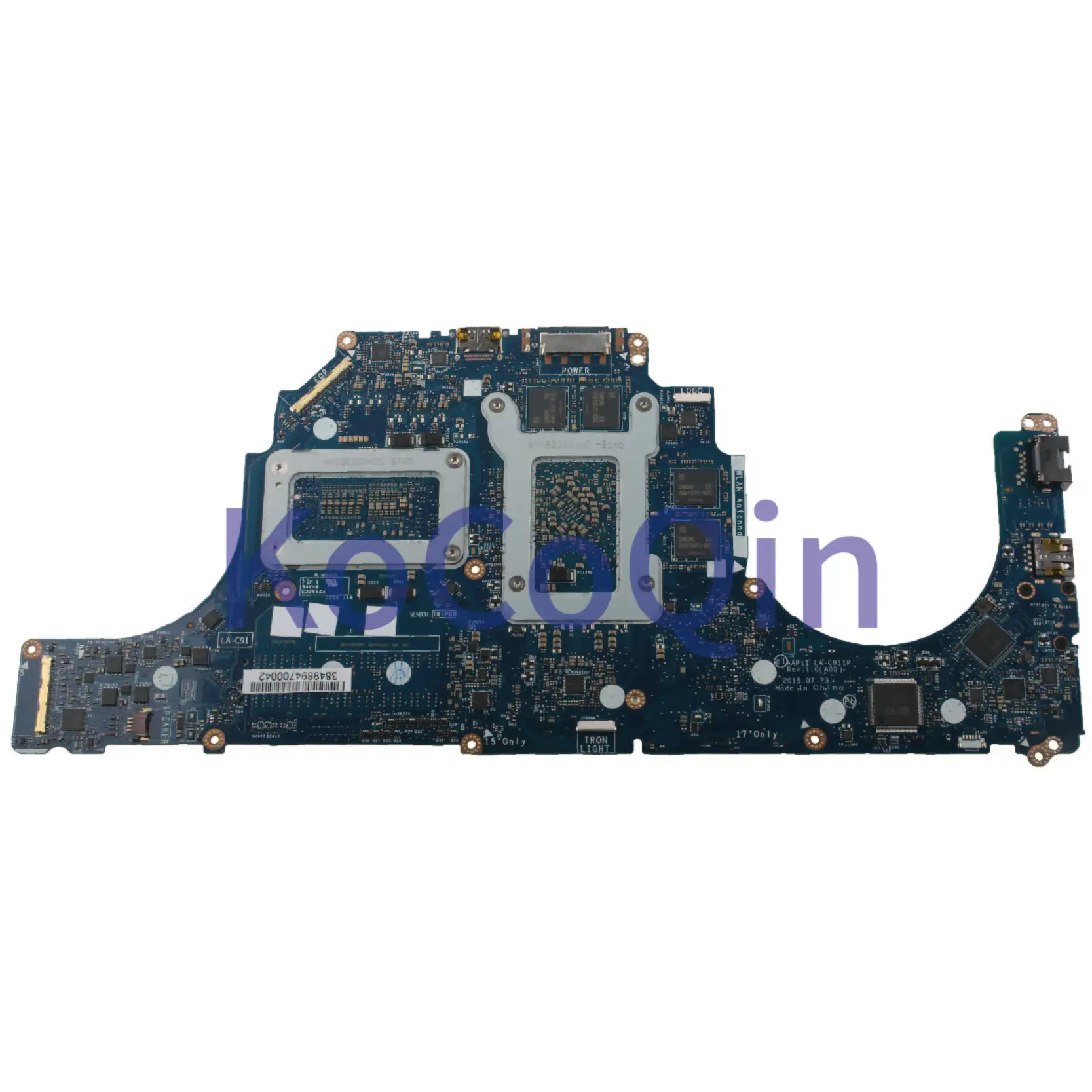 lower price  KoCoQin Laptop motherboard For DELL Alienware 15 R2 17 R3 I7-6820HK Mainboard CN-0H6J09 0H6J09 AAP1