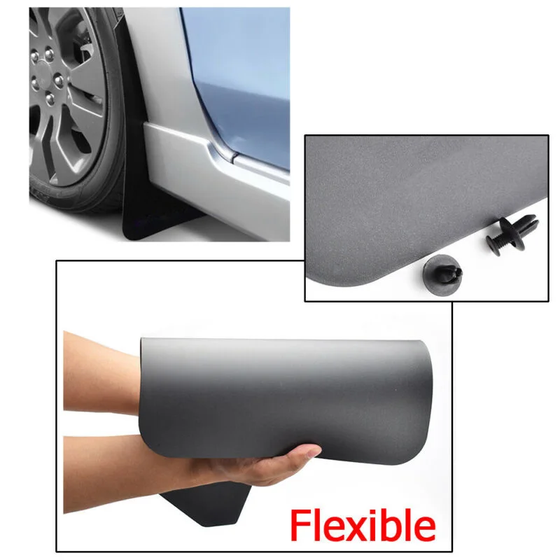

4* Front Rear Mud Flaps For Car Pickup Van Truck Mudflaps Mudguards Splash Guard