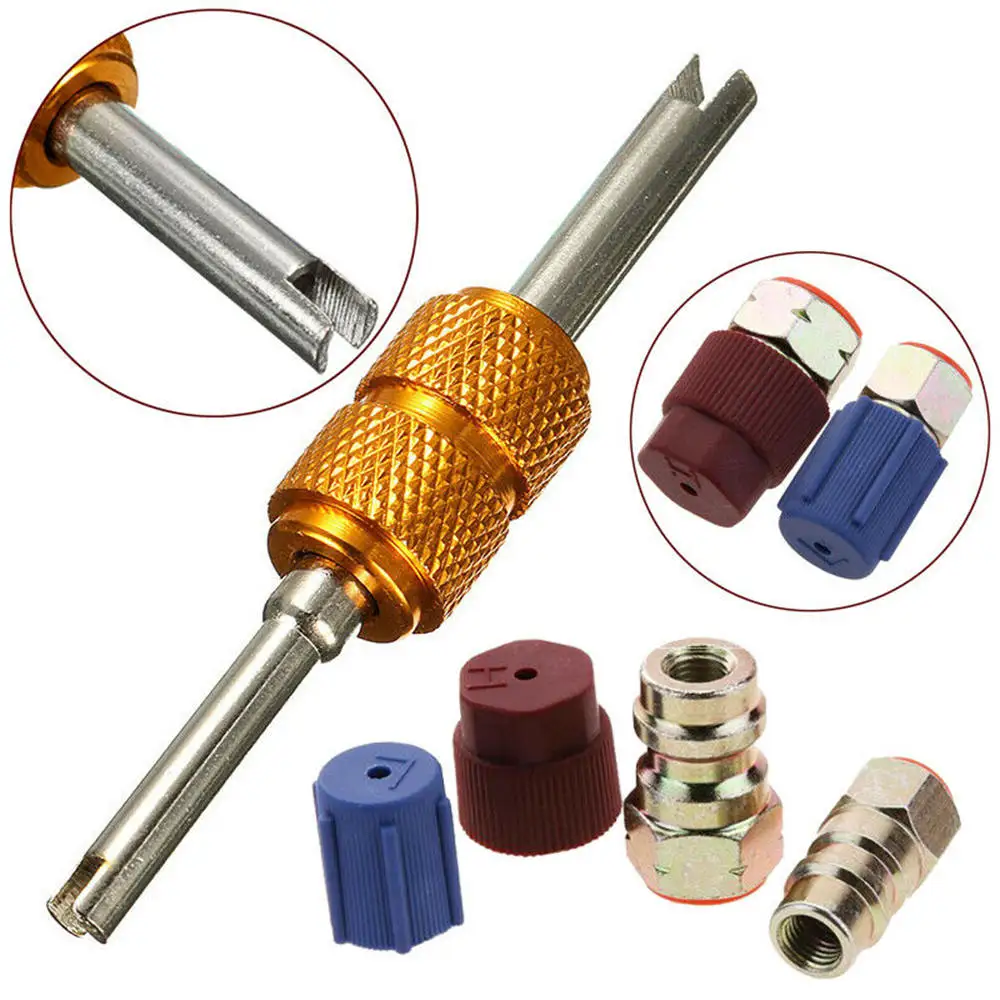 AC Fitting Port Adapter Retrofit R12 To R134a 7/16" LOW(3/8" HIGH)Valve to Conversion Kit | Автомобили и мотоциклы