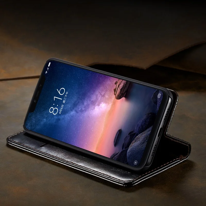 Красный mi Note 6 Pro винтажный кожаный чехол-кошелек чехол s для Red mi 6 Pro 6A 6 Note 3 с карманом для карт для Xiaomi mi 8 mi 5 чехол для телефона