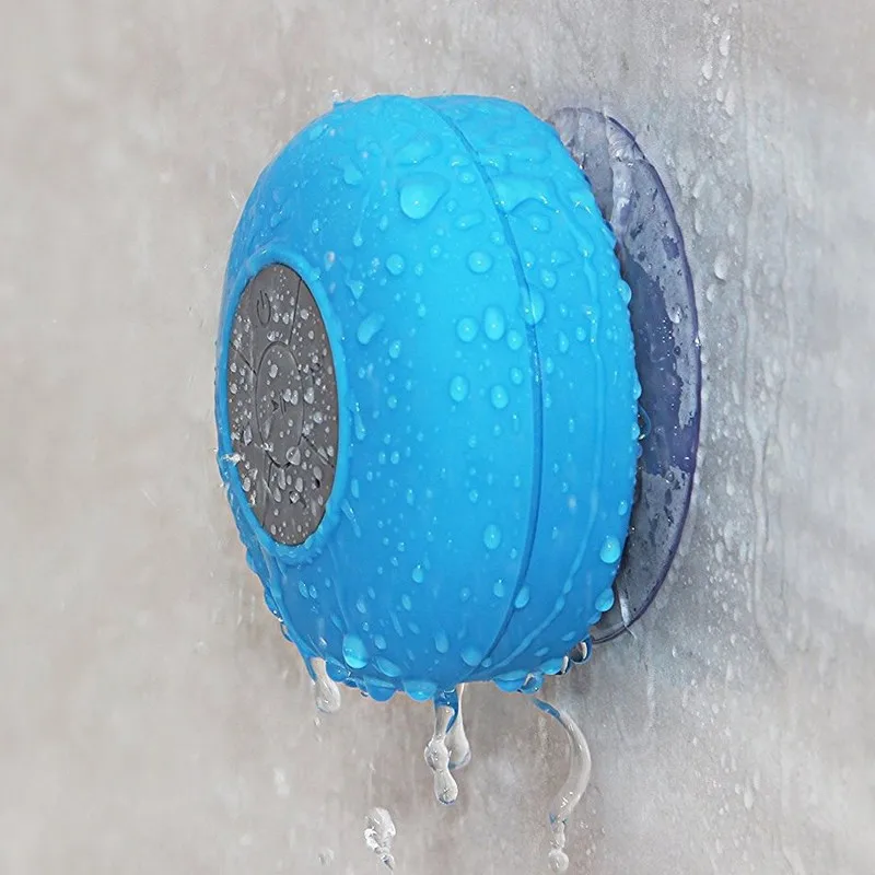 

BTS-06 Mini ABS Portable Outdoor Bathroom Waterproof Wireless Bluetooth Support Hands-free Car Multi-purpose Suction Cup Speaker