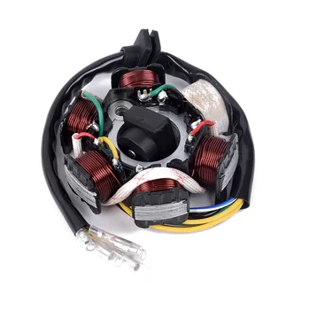 

50-125CC Mini ATV Complete Wiring Harness CDI Stator 6 Coil Pole Ignition Kit