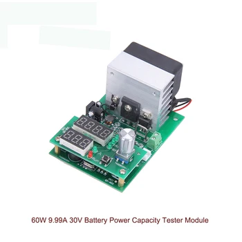 

60W 9.99A 30V Constant Current Electronic Load Aging Battery Power Capacity Tester Module
