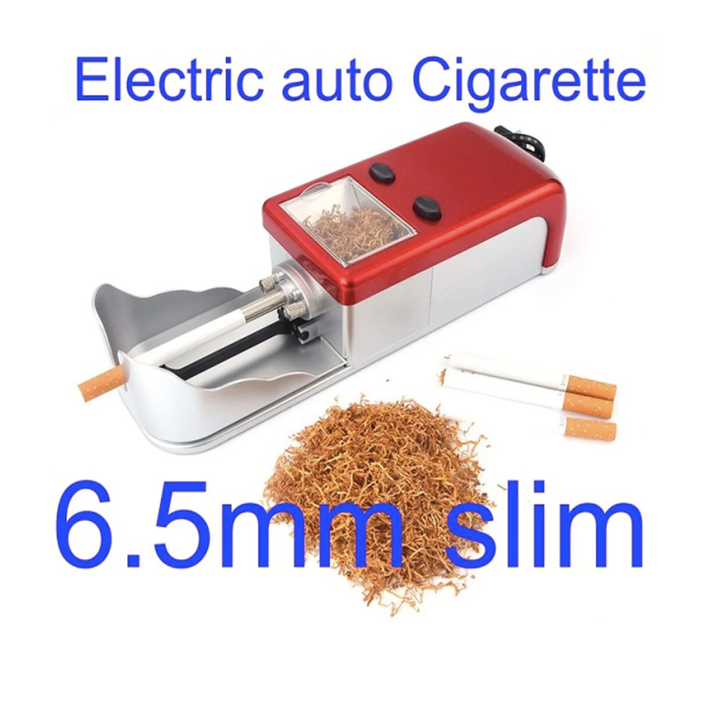 6,5 мм тонкая сигарета диаметр прокатки легко автоматическая машина для изготовления табака 7 мм инструмент - Цвет: red-plug EU 6.5mm
