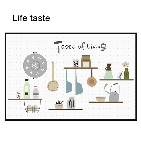 Life taste 1 шт. 90*60 см кухонный, маслоустойчивый съемные наклейки на стену из алюминиевой фольги художественный декор домашняя наклейка наклейки на фруктовое масло наклейки на стену Новинка - Цвет: Life taste