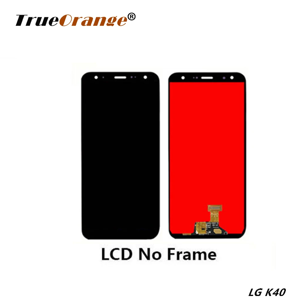 Для LG K40 LMX420 LCD сенсорный экран дигитайзер Замена с рамкой для X4 2019 / K12 Plus ЖК