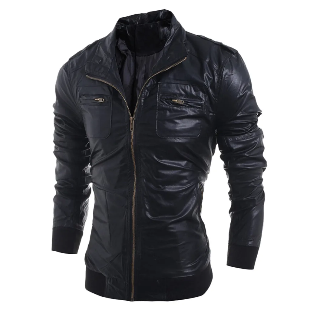 Удлиненная Кожаная Куртка Мужская Купить