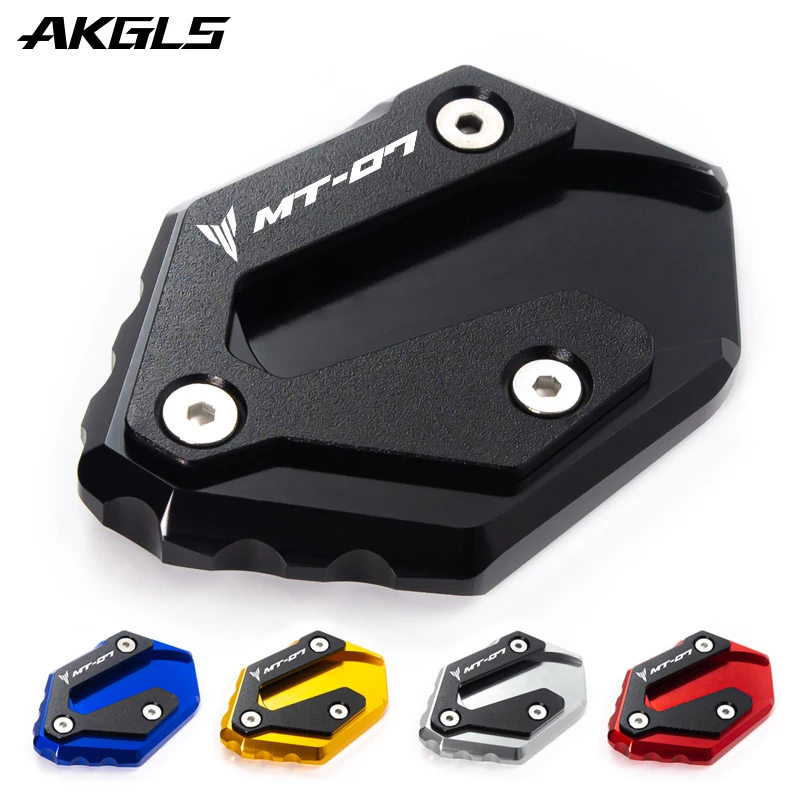 For MT07 MT 07 MT-07 2014-2020 2021 2022 2023 Motorcycle CNC Side Stand Enlarge Extension Kickstand Yamaha Accessories Motorbike