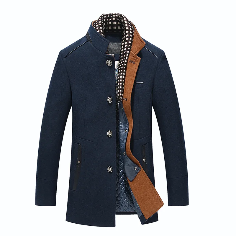 New Wool Coat Men Overcoats Topcoat Mens Single Breasted Coats Jackets Male Winter High Quality Wool Casual Trench Coat Man New Wool Coat Men Overcoats Topcoat Mens Single Breasted Coats Jackets Male Winter High Quality Wool Casual Trench Coat Man