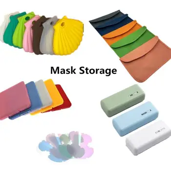 

Mini Mask Storage Box Organizer Box Portable Dustproof Reusable All Models Organizador Anti-dirty Multifunctional Home Storage