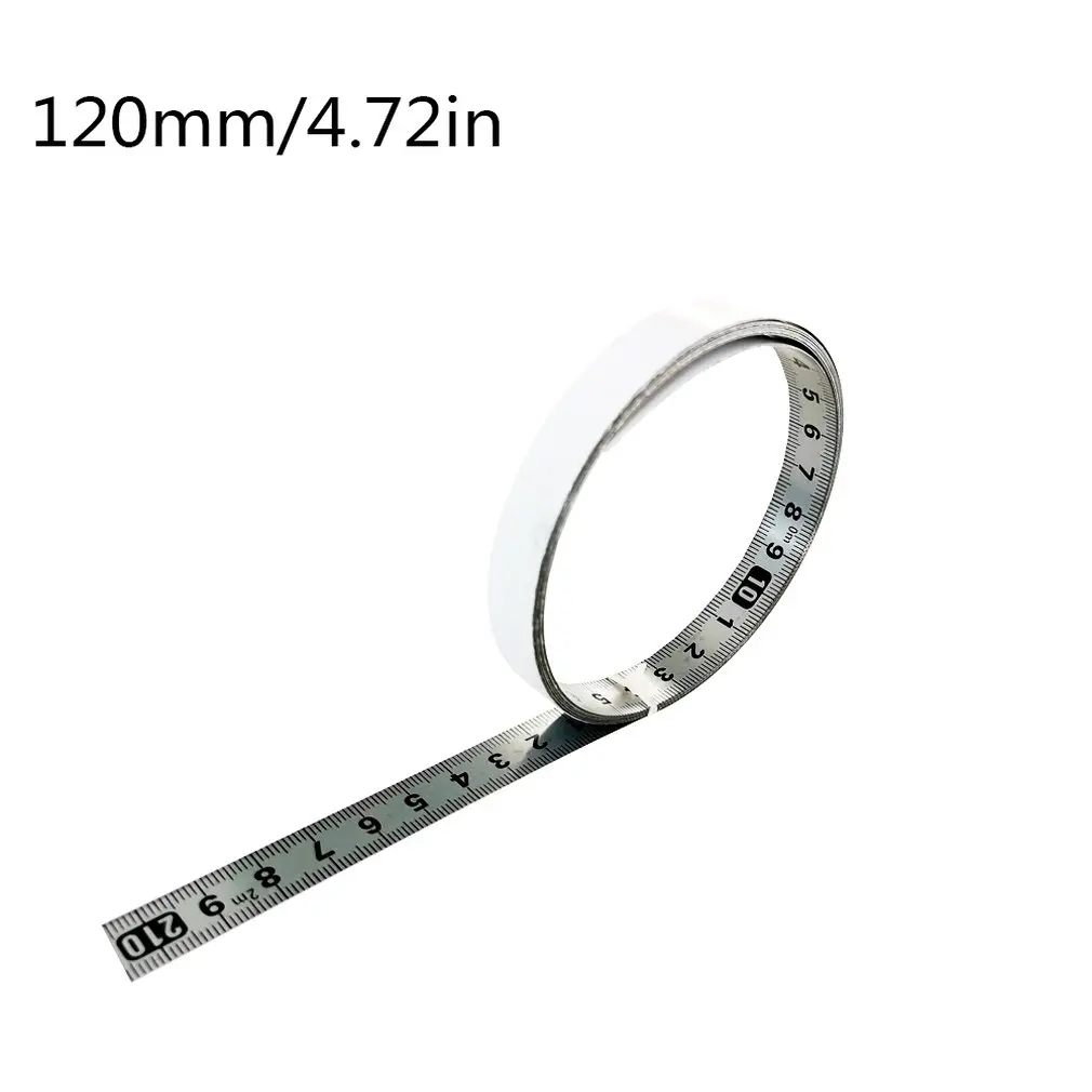 Stainless Steel Sticky Scale Woodworking Guide Rail Guide Scale Middle Ruler Reverse Ruler Woodworking Tools