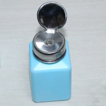 

Portable 200ml Nail Art Empty Pump Dispenser For Nail Art Polish Liquid Bottle Tool