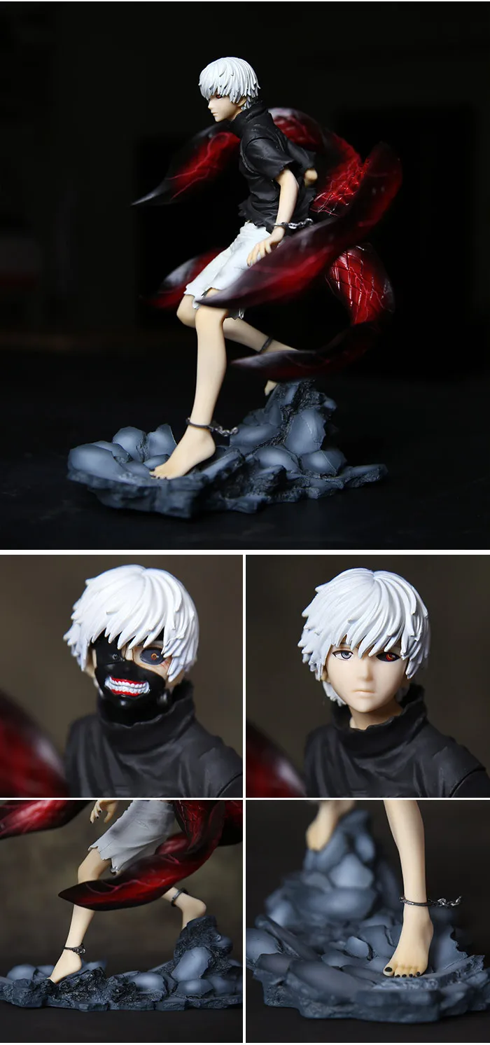 Kaneki Кен многоножка Пробуждение одежда маска-лицо трансплантация Гараж Комплект