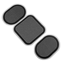 

3pcs Abs Trainer Gel Pad Self-adhesive Replacement Rubber Massage Pads For Abdominal Belt Muscle Strengthening Belt Workout