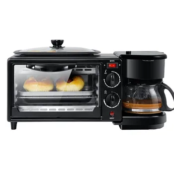 Użytku domowego wielofunkcyjny ekspres do kawy 3 w 1 elektryczny toster do kawy Braekfast maszyna do robienia tanie i dobre opinie maiou 600w 220v CN (pochodzenie) Pureeing Łopatka HL-9L STAINLESS STEEL breakfast machine 45 * 18 * 19cm 450W 4 6kg