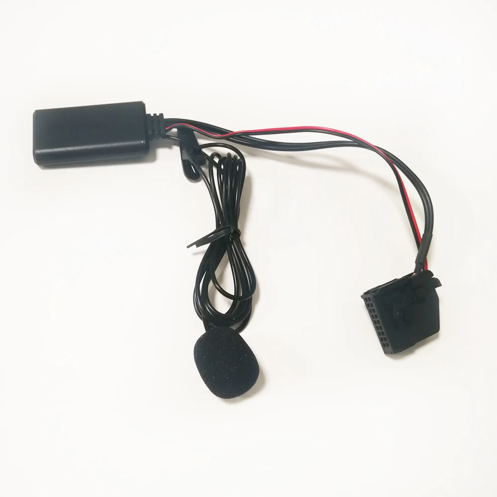 Biurlink Автомобильный Bluetooth музыкальный аудио приемник AUX-IN кабель микрофон Hands Free Mic адаптер для Mercedes Benz W203 W209 W211