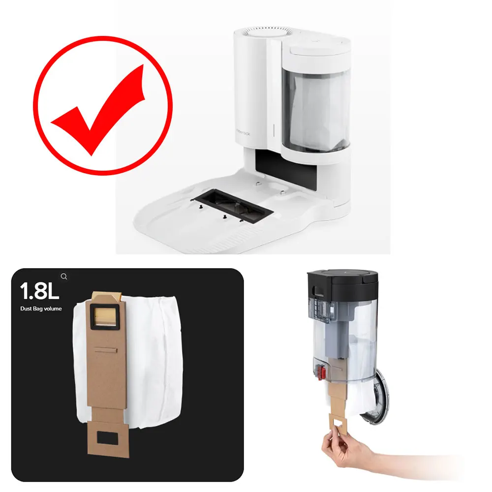 Xiaomi Roborock S7 Max / T7S Plus / G10 Replacement Parts Main Side Brush Hepa Filter Mop Dust Bag Cover Vacuum Cleaner Kits