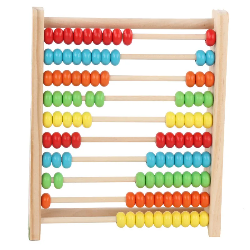 

Montessori Mathematics Teaching Tool Digital Computing Rack 10 Thors Arithmetic Pearl Rack Kindergarten Early Teaching Aids