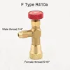 R410a R22 Refrigeration Tool Air conditioning Safety Valve Adapter 1/4