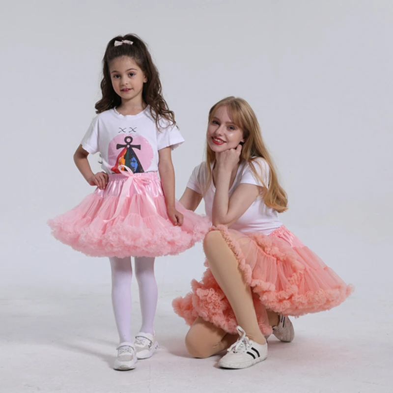 Dress Lolita Skirt Support Wild lolita Boneless Skirt Rainbow Cloud Children's Women Swing Half Body Loli Short Support