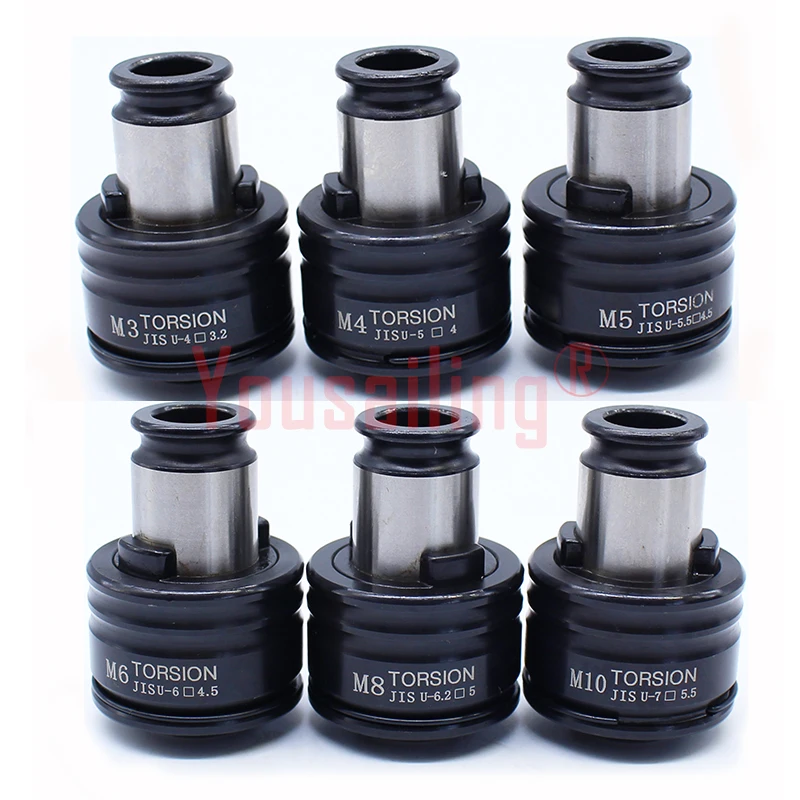 

High Quality ISO/DIN/JIS M3-M12 Set Tapping Collets Chucks Pneumatic Tapping Machine Chucks With Overload Protection