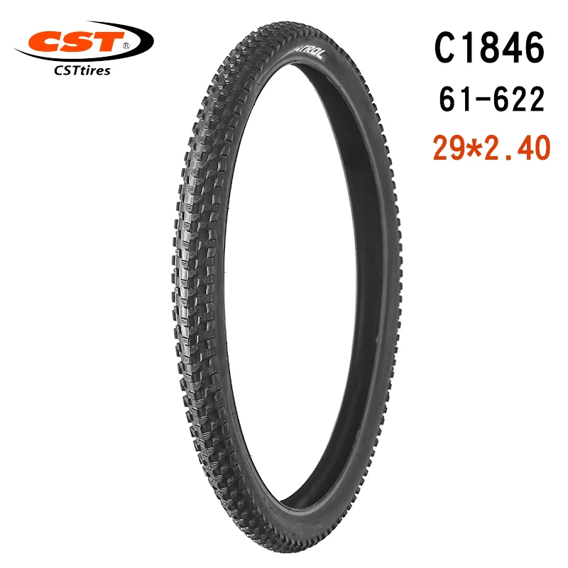 CST PATROL-Mountain Bike Tire, Wear-Resisting Bicycle Tyre, MTB, Cross-Country, 29Inch, 29*2.4, 61-622., 2.8 C1846
