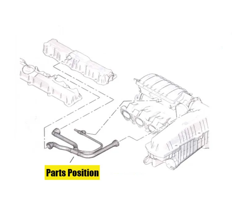 Дренажные трубки 192Y4 RFN EW10J4 1192T6 для двигателя Peugeot 407 406 Facelift 607 807 Citroen Picasso Sena 2