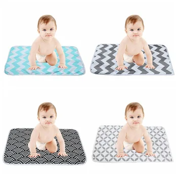

New Infant Portable Foldable Mat Washable Waterproof Travel Diaper Changing Pad Baby Nursing Floor Playing Mat 11