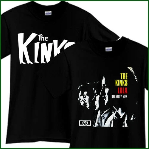 Черная футболка с надписью THE KINKS Rock Band Tribute Song CD Music размер S-3XL | Мужская одежда