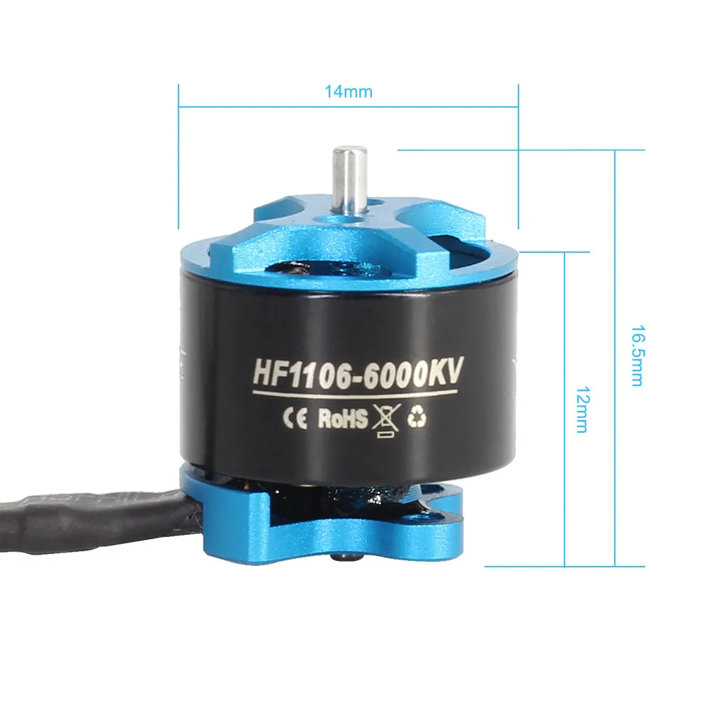 Дрон fimi x8 se Дрон gpsHGLRC пламя HF1106 6000KV бесщеточный двигатель для FPV гоночный Дрон 4k dji spark покупка