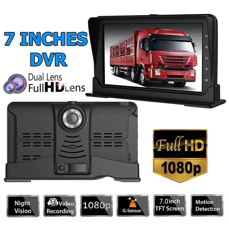 Горячие Новые 7 дюймов ЖК-дисплей проводной автомобильный монитор HD Дисплей проводной обратный Камера парковки Системы вождения Регистраторы для автомобиля зеркало заднего вида Мониторы для T