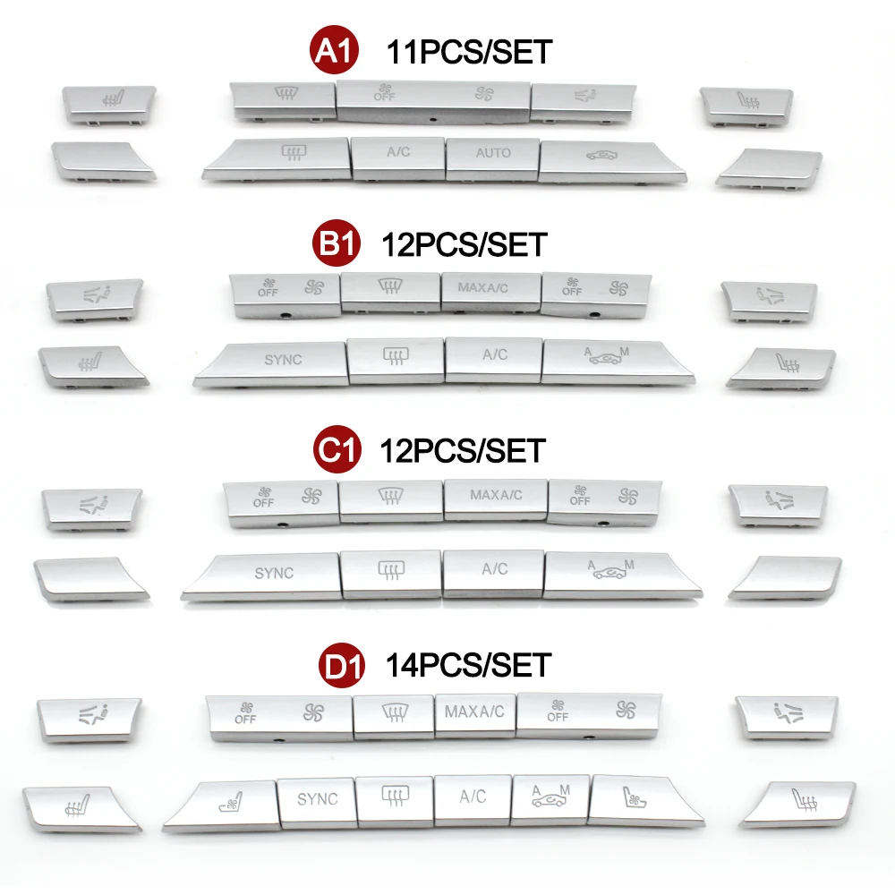 EffiFish 12-teiliges A/C-Heizungsschalter-Set Für  Produktbild-Vorschau 10