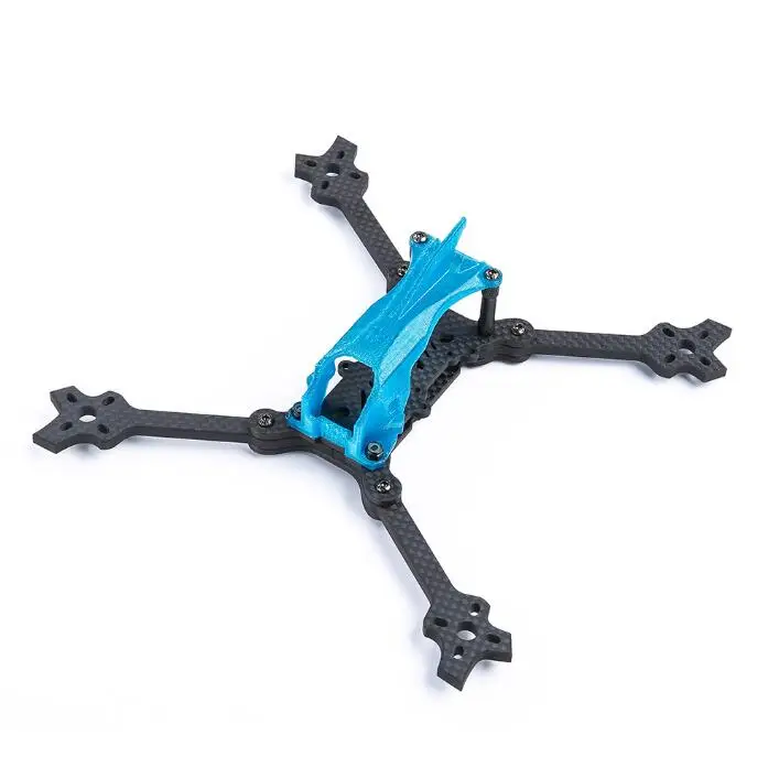 IFlight гонки H5 205 мм 5 дюймов FPV велосипедная Рама с 5 мм рукояткой/навесом совместимый XING X2207 двигатель/Nazgul 5140 prop для FPV гоночного дрона - Цвет: frame W blue Canopy