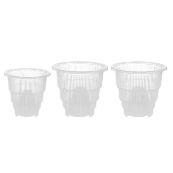 

2pcs Special Flower Pot Succulent Plant Basin Root Breathable Succulent Flowerpot (15cm Diameter, 12pcs Diameter, with Air Colum