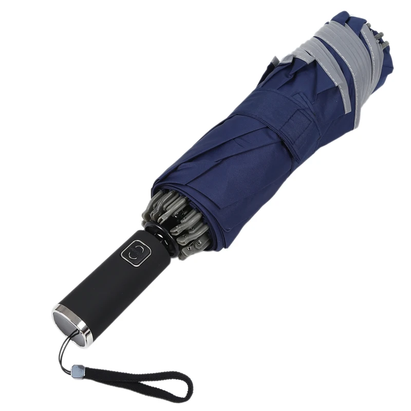 Promotion! Wind Resistant Three Folding Automatic Umbrella Rain Women Auto Luxury Big Windproof Umbrellas Men Frame Windproof 10