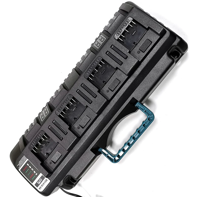 GTF 4 розетки литий-ионная батарея зарядное устройство BS1418-04 3A Max для BOSCH 14,4 V 18V BAT609 BAT609G BAT618 BAT618G с двойным usb-портом