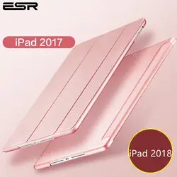 Чехол для нового iPad 9,7 дюймов 2017 2018, ESR YiPPee цвет PU смарт-чехол Магнит Пробуждение сна для модели A1822 A1823 A1893 A1954