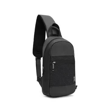

2020 Mensanti-theft Charging Casual Men Chest Pack Multifunction Crossbody Bag Male Waterproof Short Trip Chest Bag