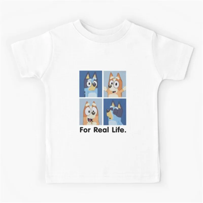 

For Real Life Print Children's T-shirt New Summer Fashion Kids T-shirt Cartoon Harajuku T-shirt Girl Boy Cute T Shirt Tops Tees